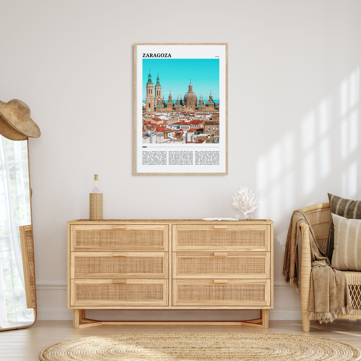 Zaragoza Travel Color No 2 Poster