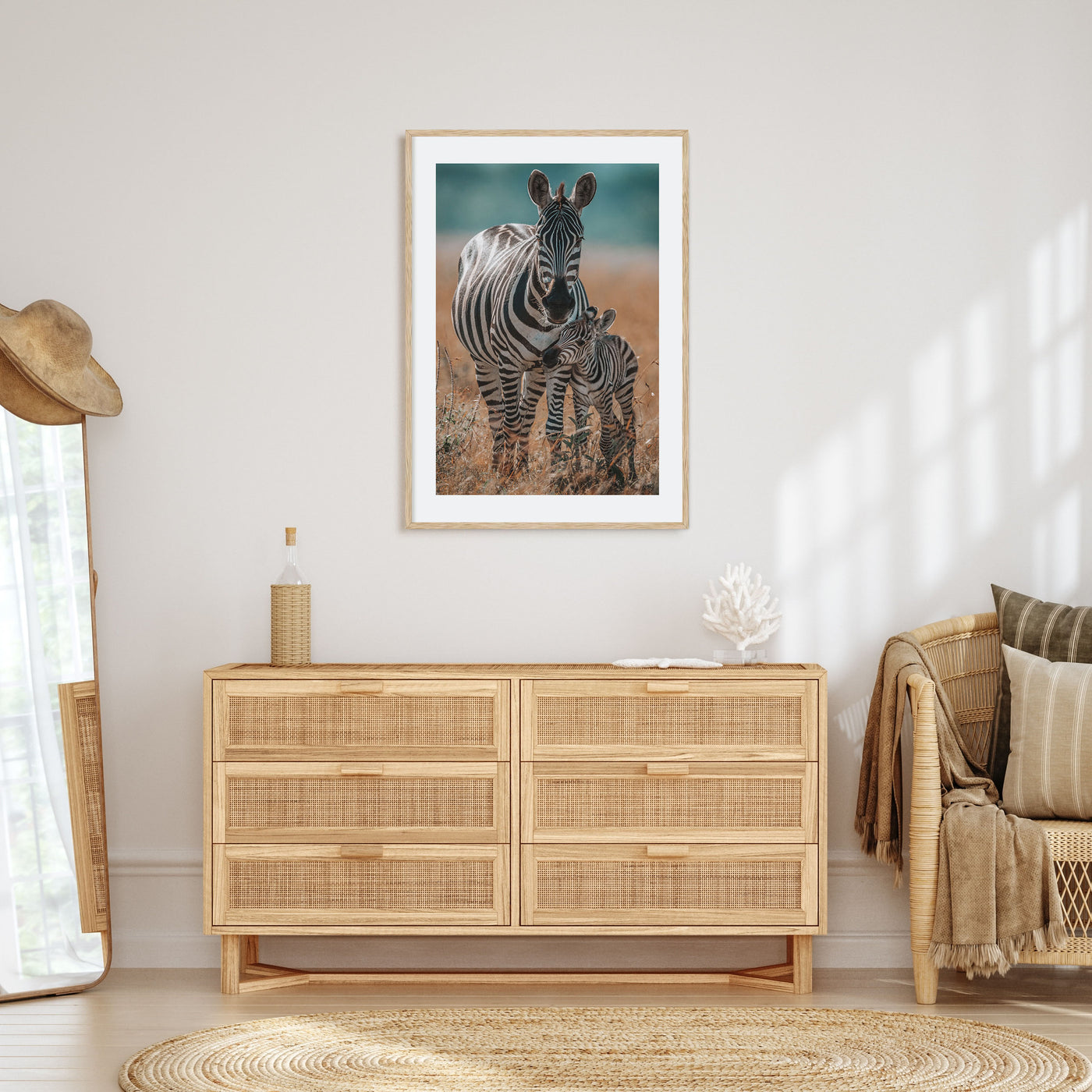 Zebra Photo Color No 1 Poster