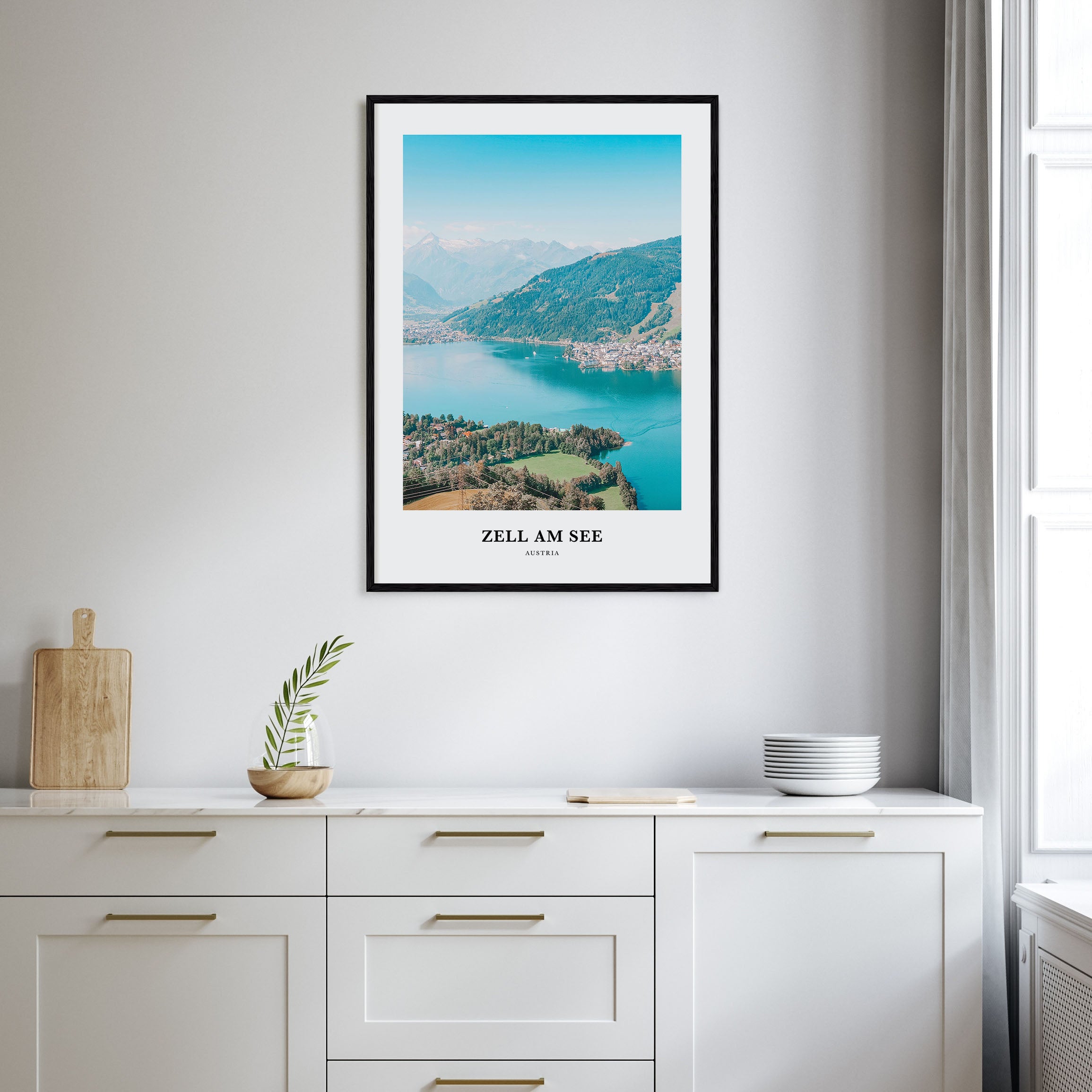 Zell am See Portrait Color Poster