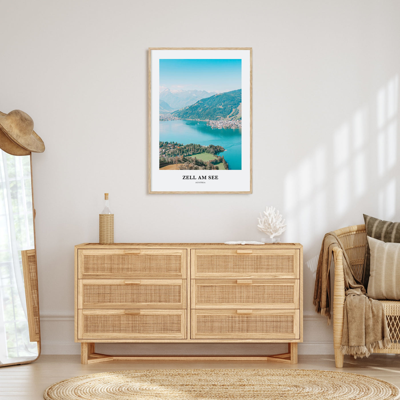 Zell am See Portrait Color Poster