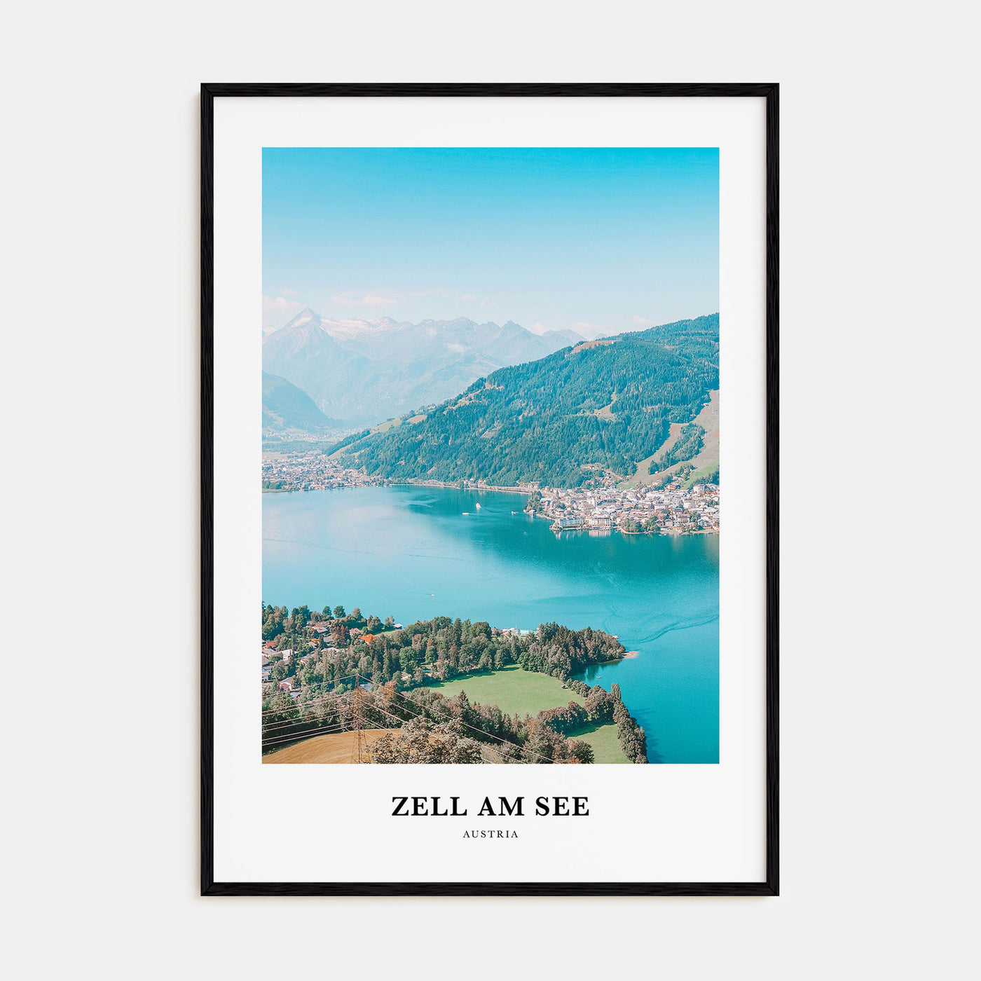Zell am See Portrait Color Poster