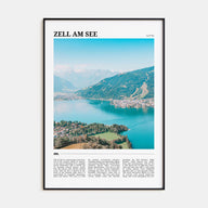 Zell am See Travel Color Poster