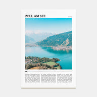 Zell am See Travel Color Poster