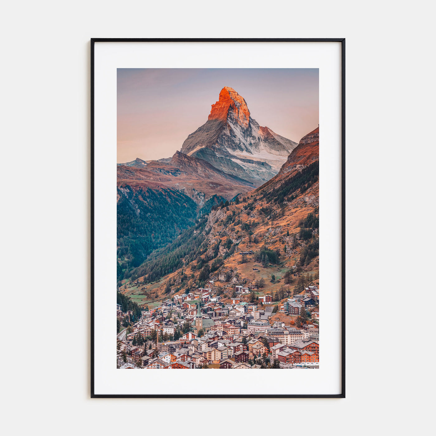 Zermatt Photo Color Poster