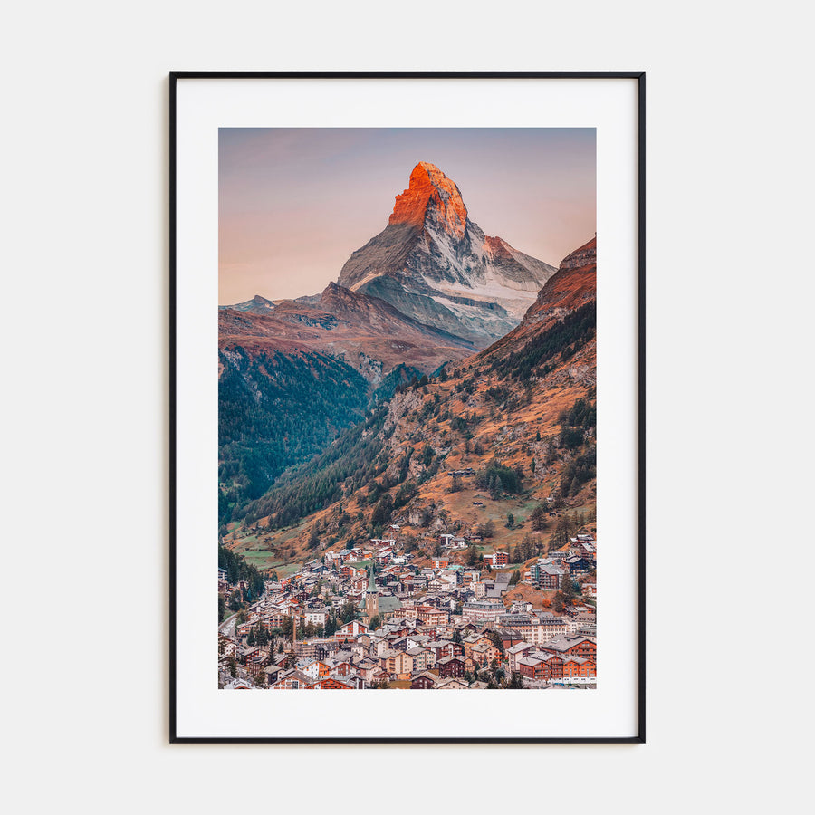 Zermatt Photo Color Poster
