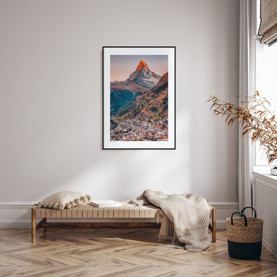Zermatt Photo Color Poster