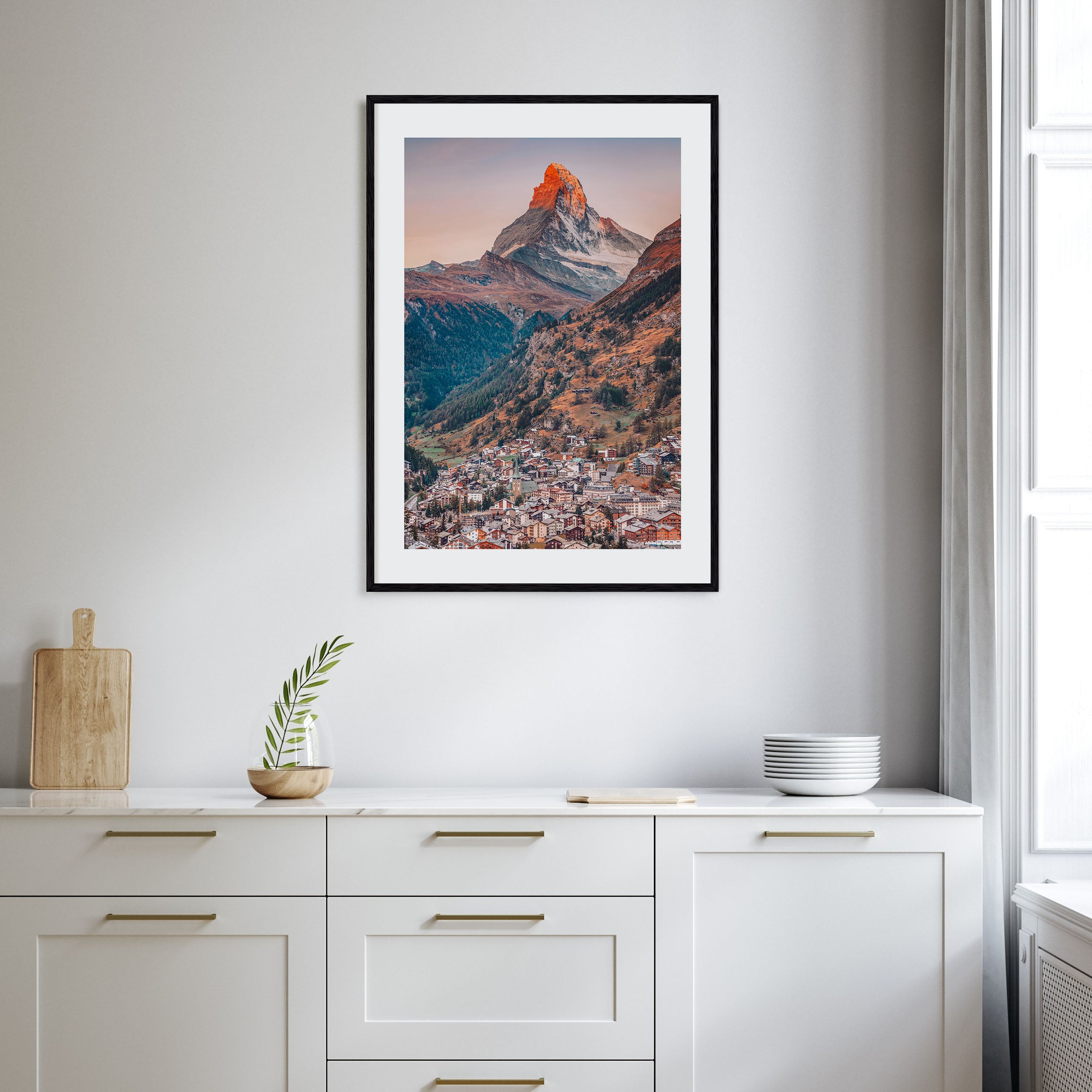 Zermatt Photo Color Poster