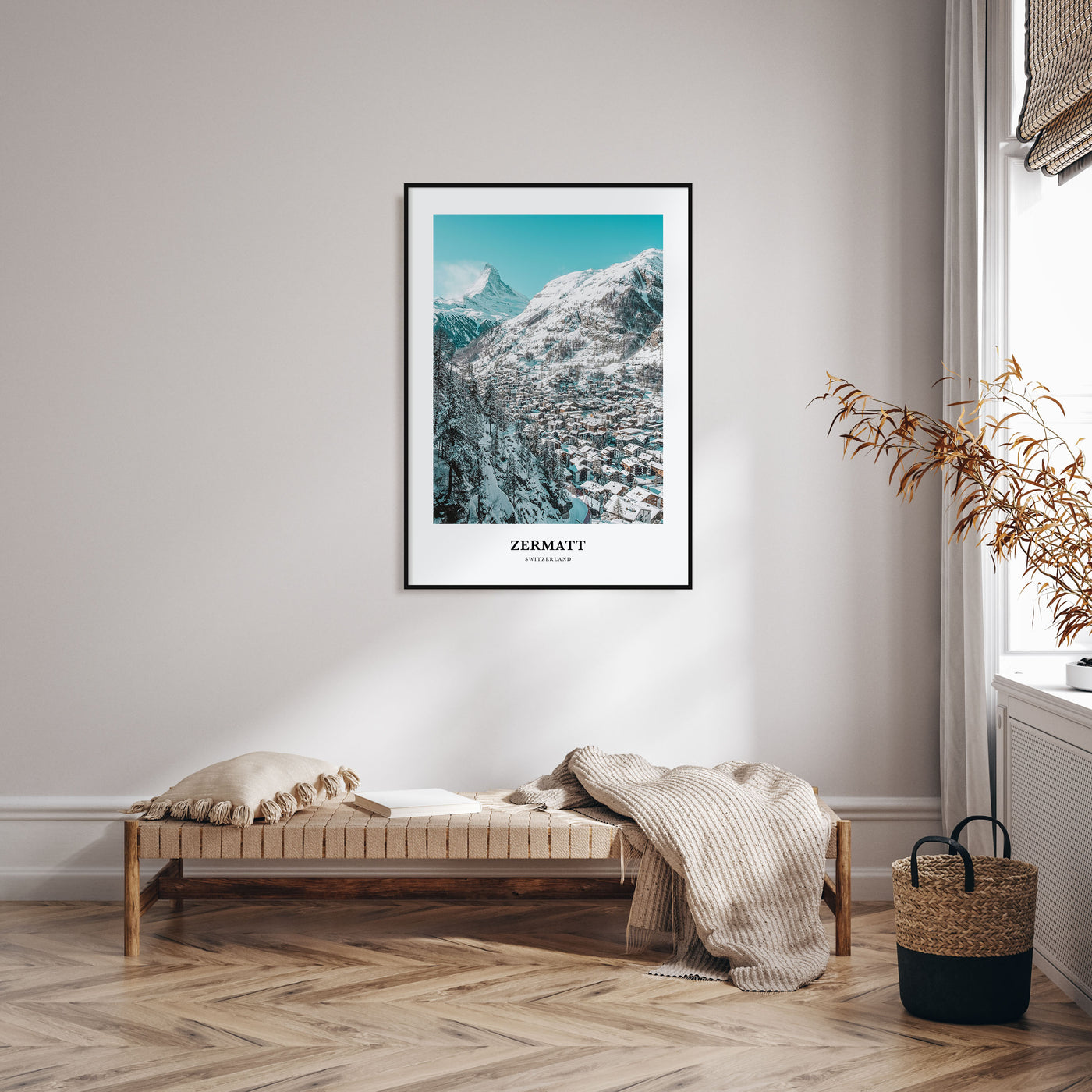 Zermatt Portrait Color Poster