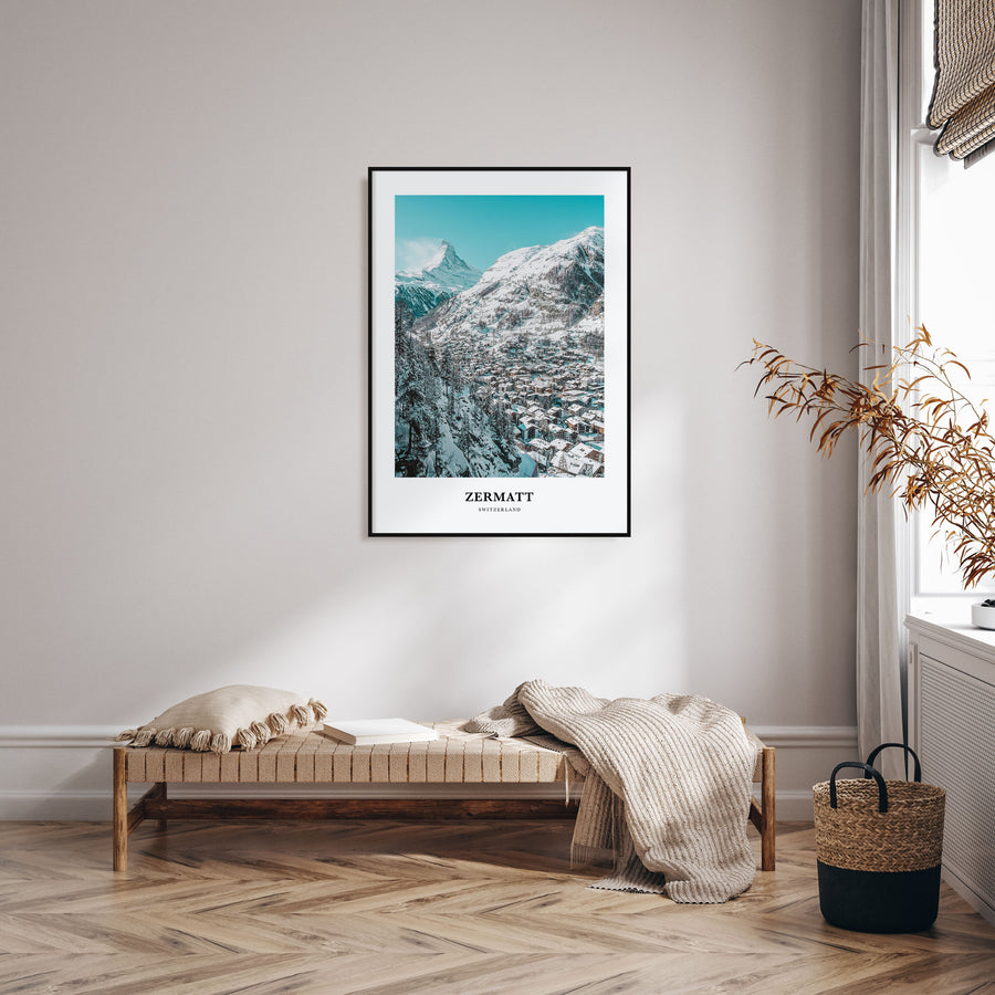 Zermatt Portrait Color Poster