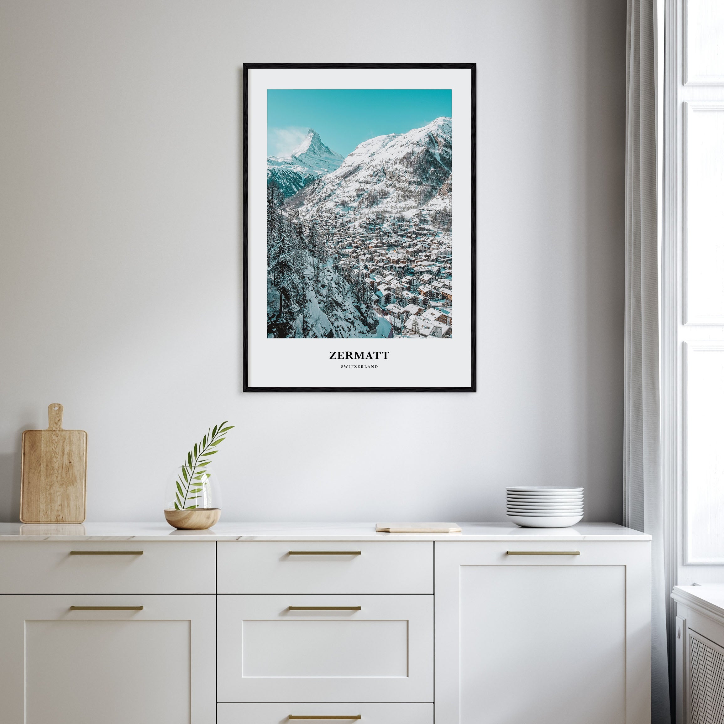 Zermatt Portrait Color Poster