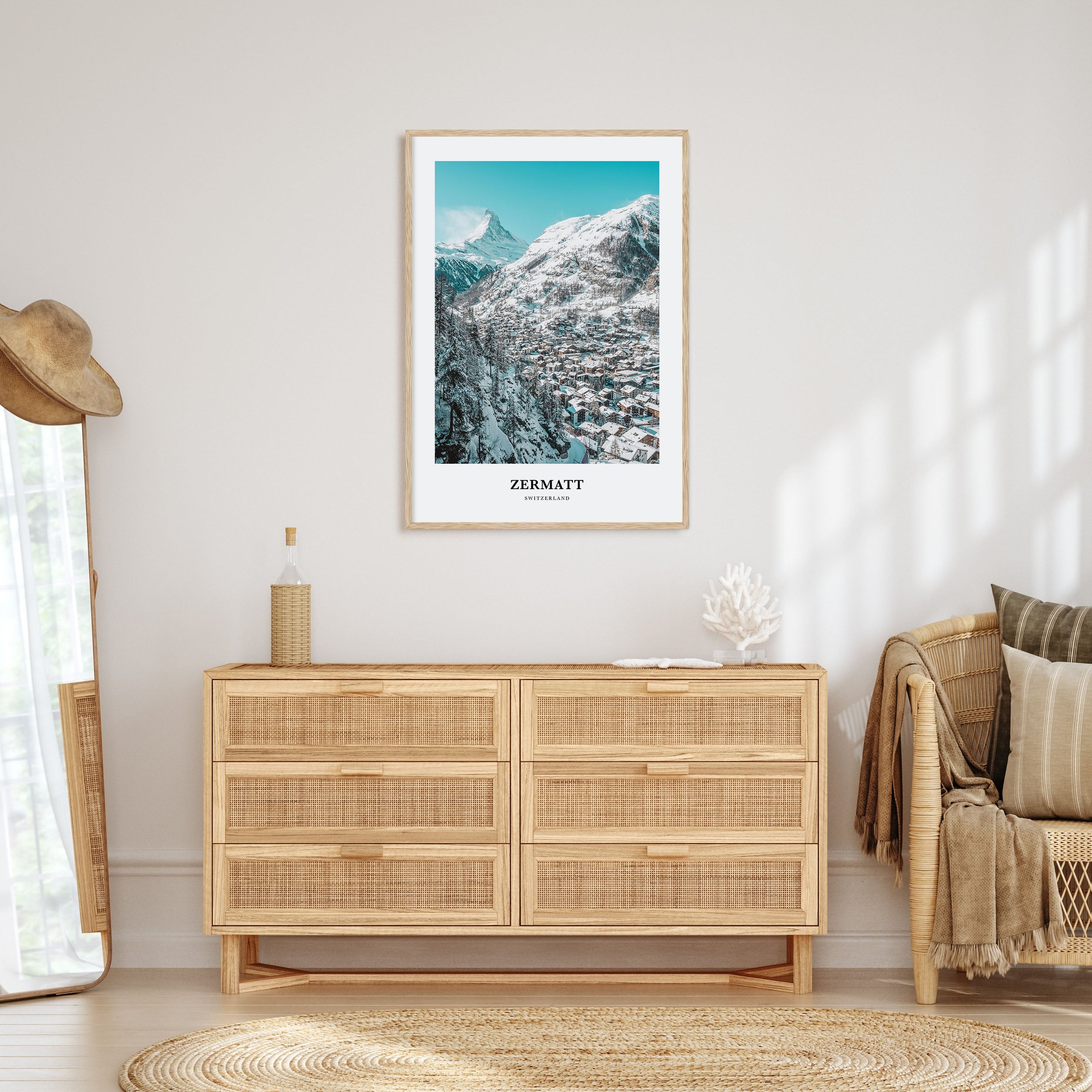 Zermatt Portrait Color Poster