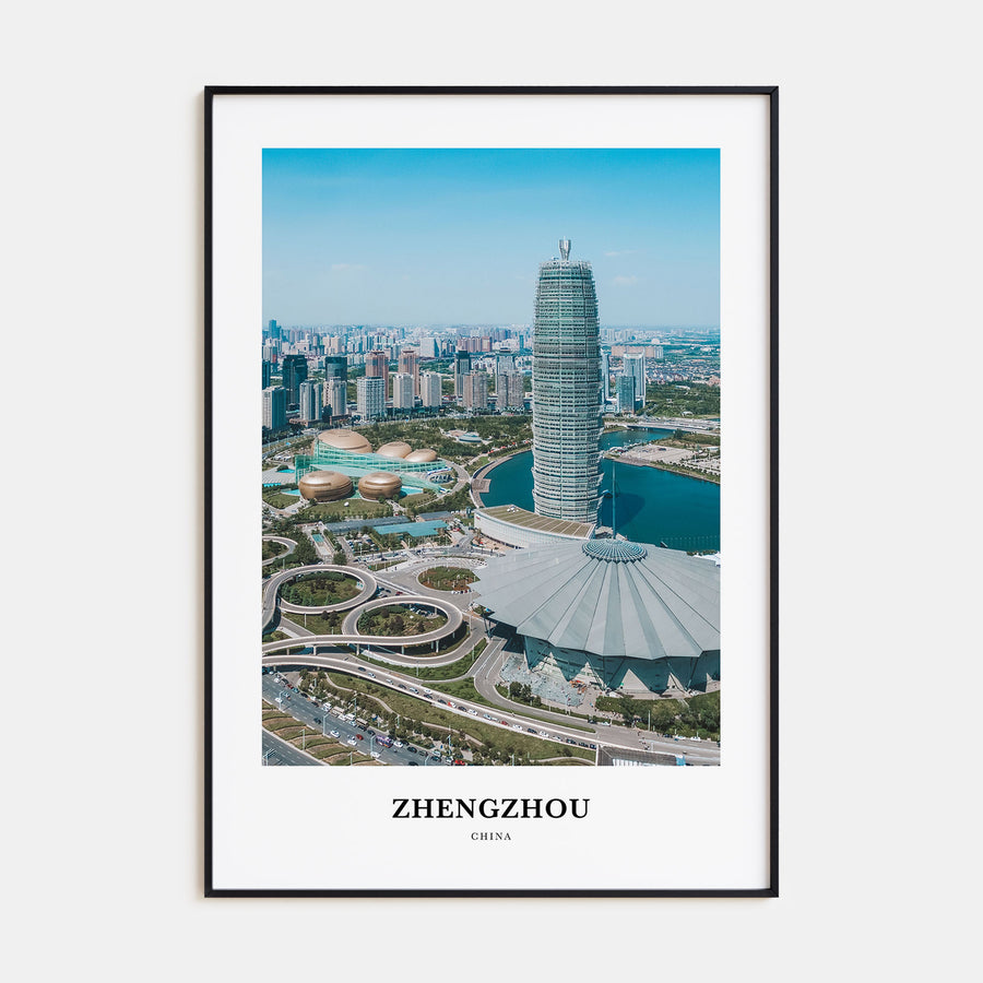 Zhengzhou Portrait Color Poster
