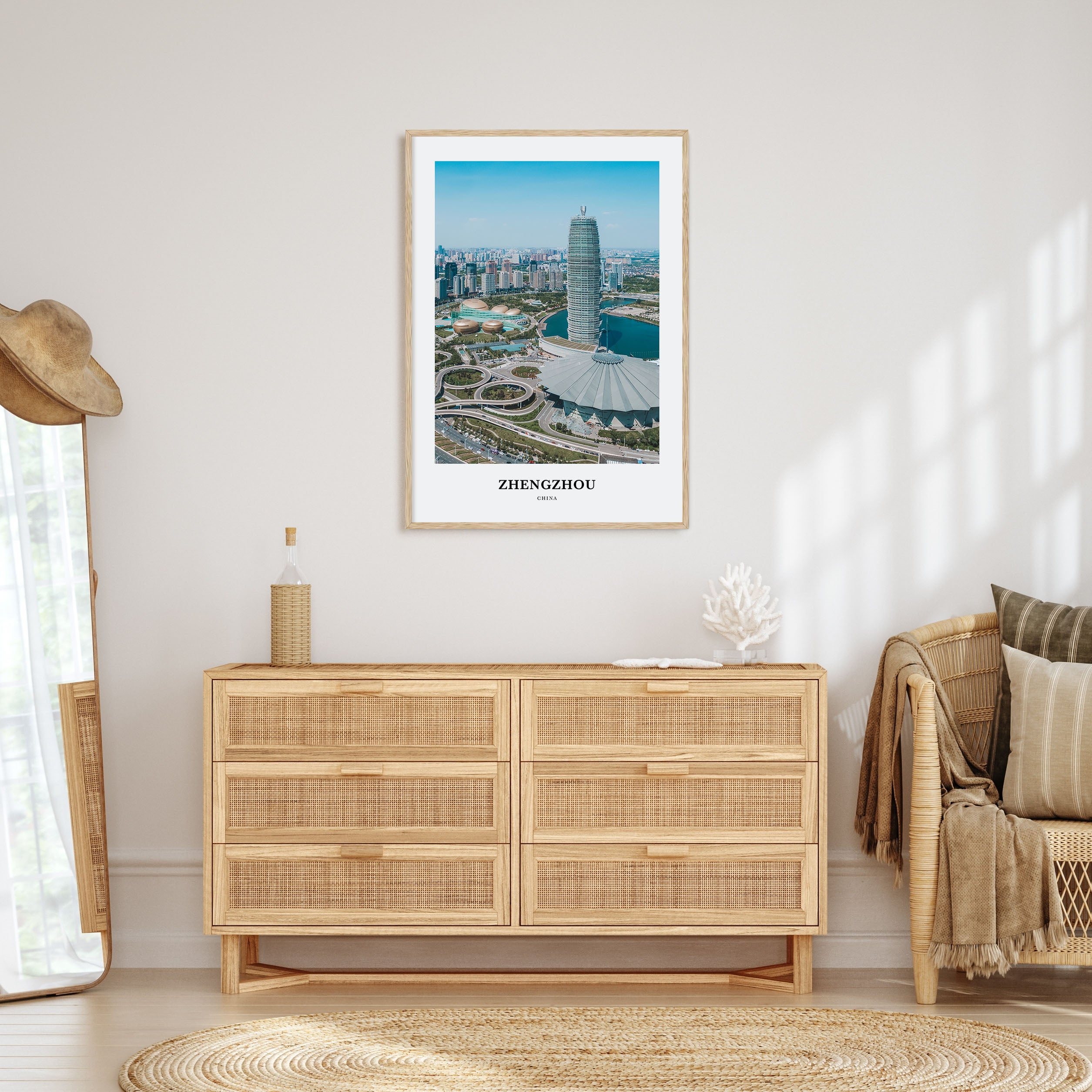 Zhengzhou Portrait Color Poster