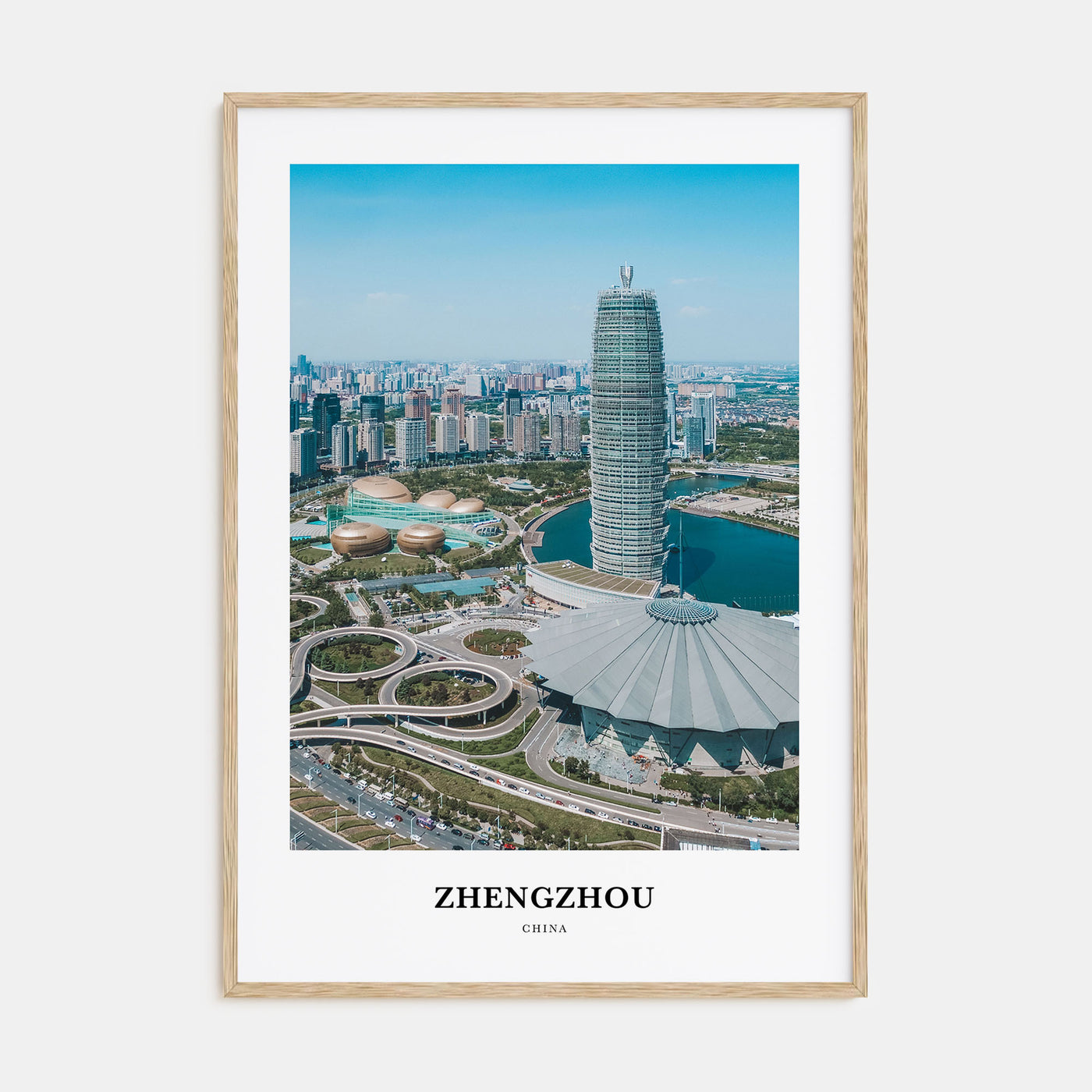Zhengzhou Portrait Color Poster