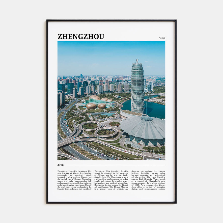 Zhengzhou Travel Color Poster
