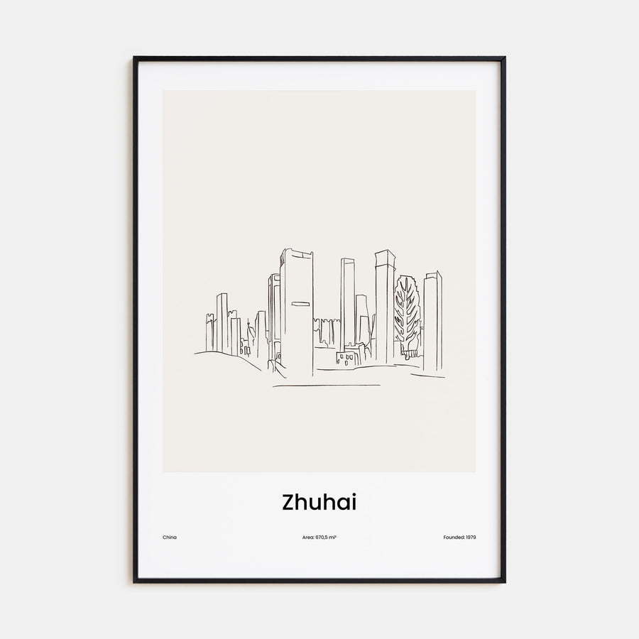 Zhuhai Drawn Poster