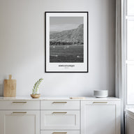Zihuatanejo Portrait B&W Poster