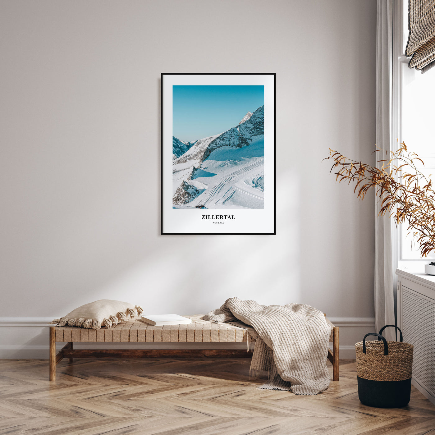 Zillertal Portrait Color Poster