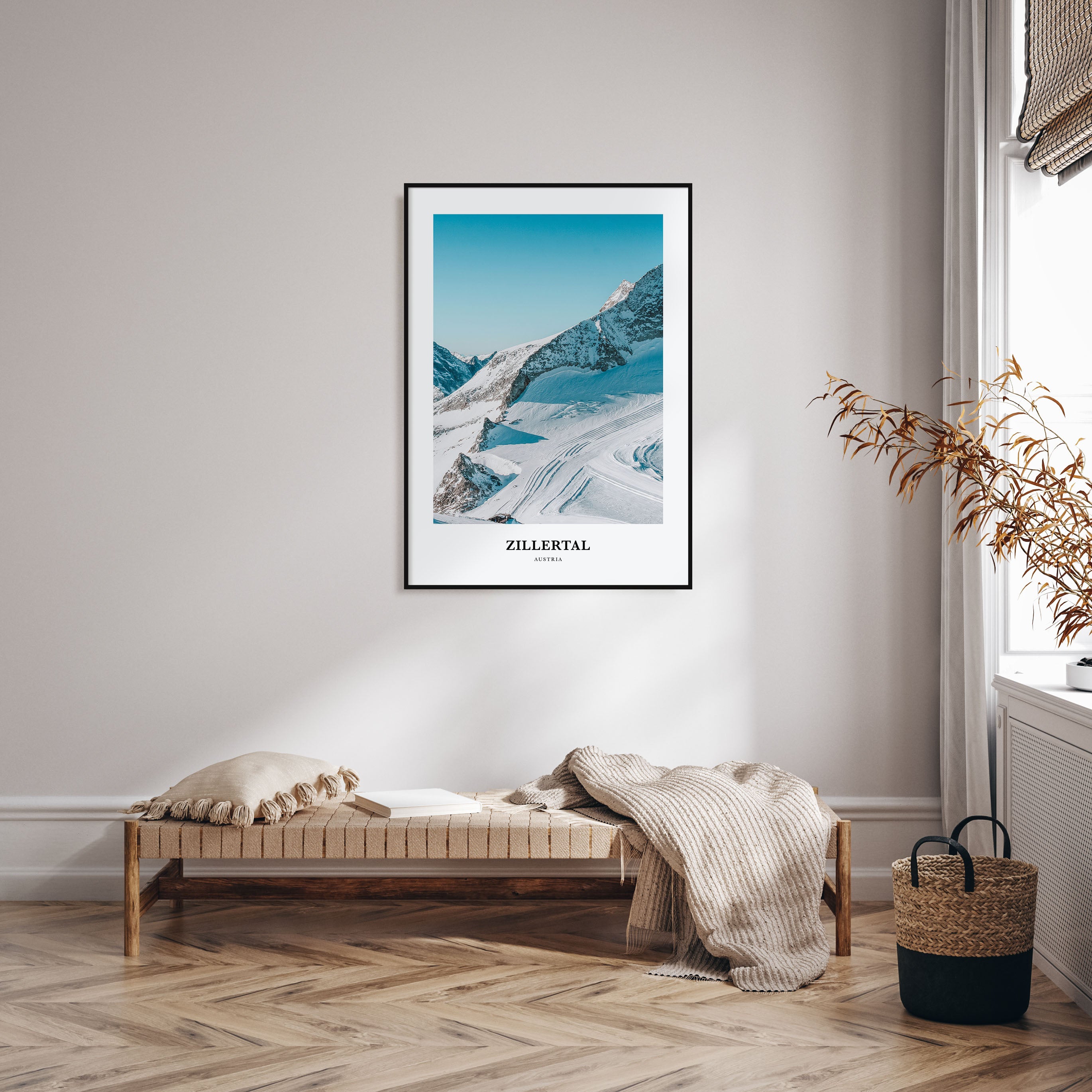 Zillertal Portrait Color Poster