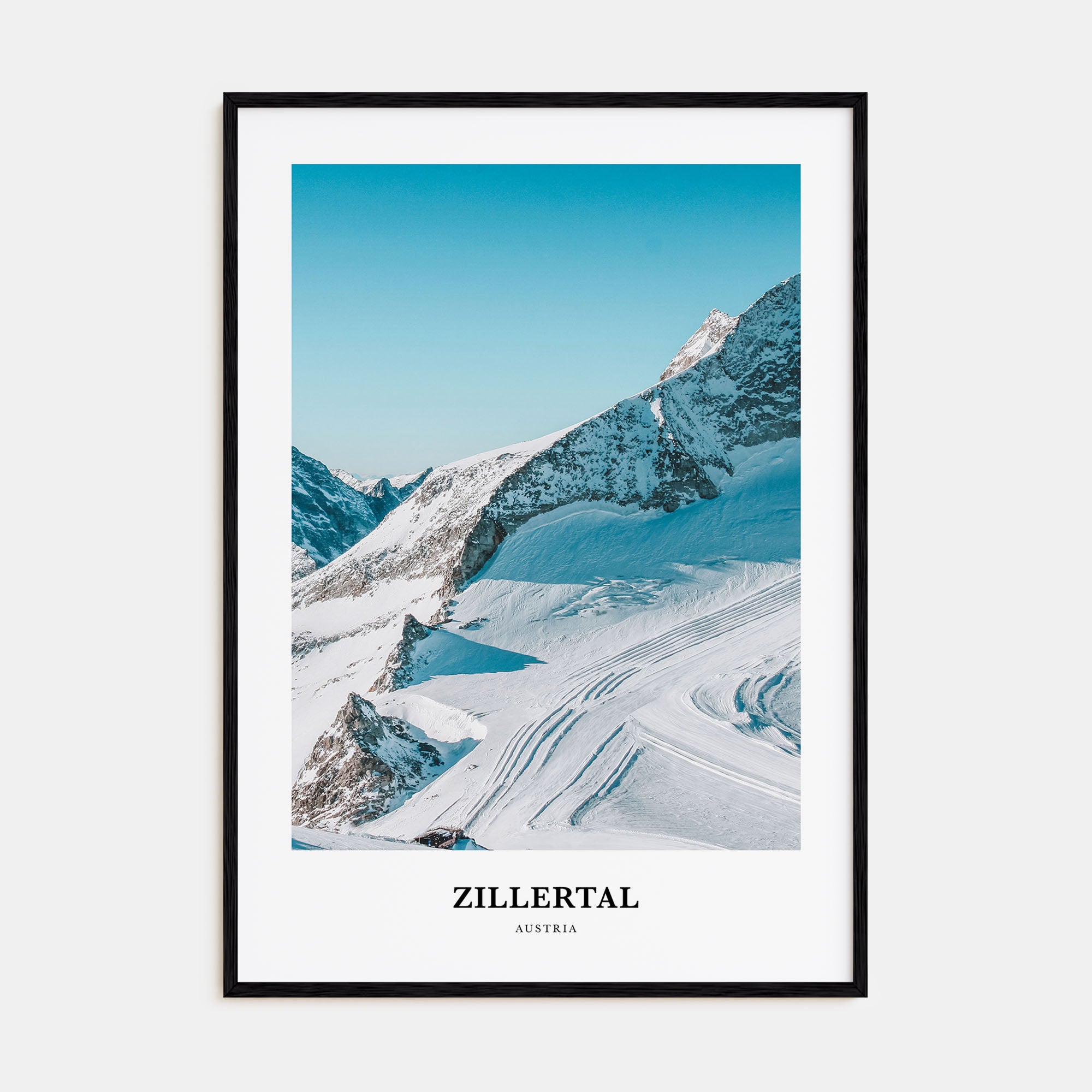 Zillertal Portrait Color Poster