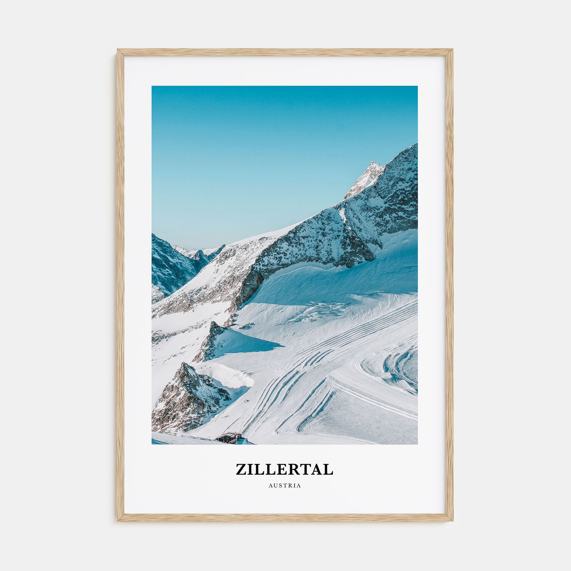 Zillertal Portrait Color Poster