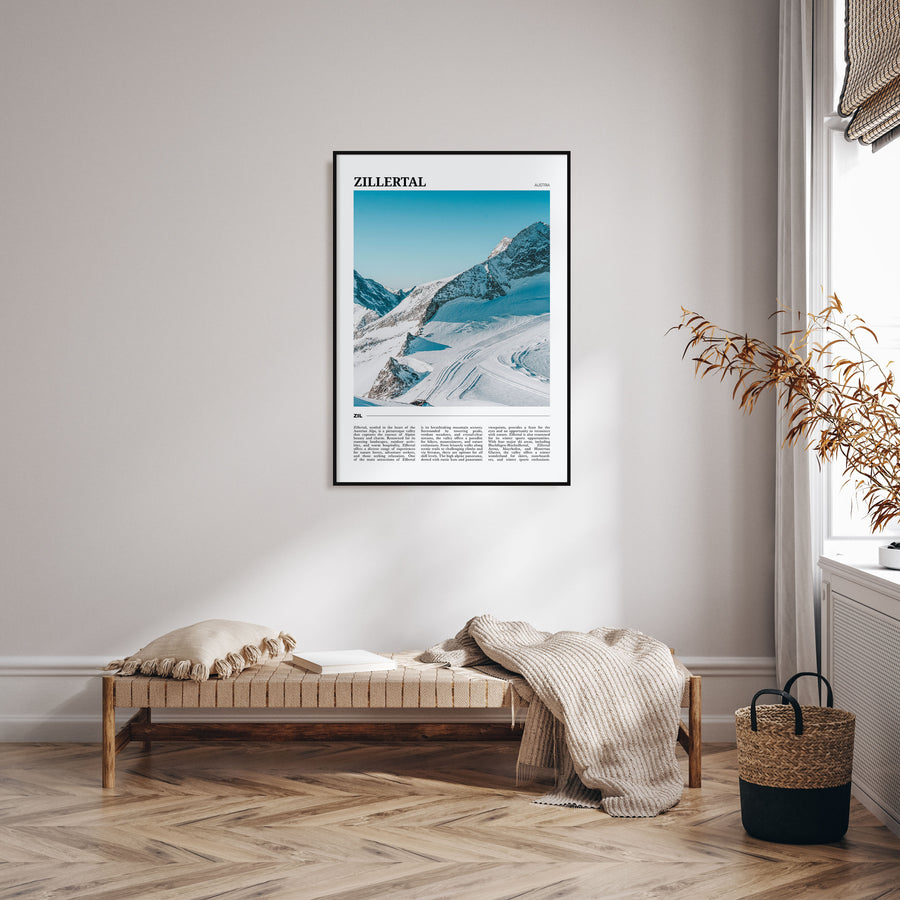 Zillertal Travel Color Poster
