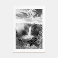 Zimbabwe Photo B&W Poster