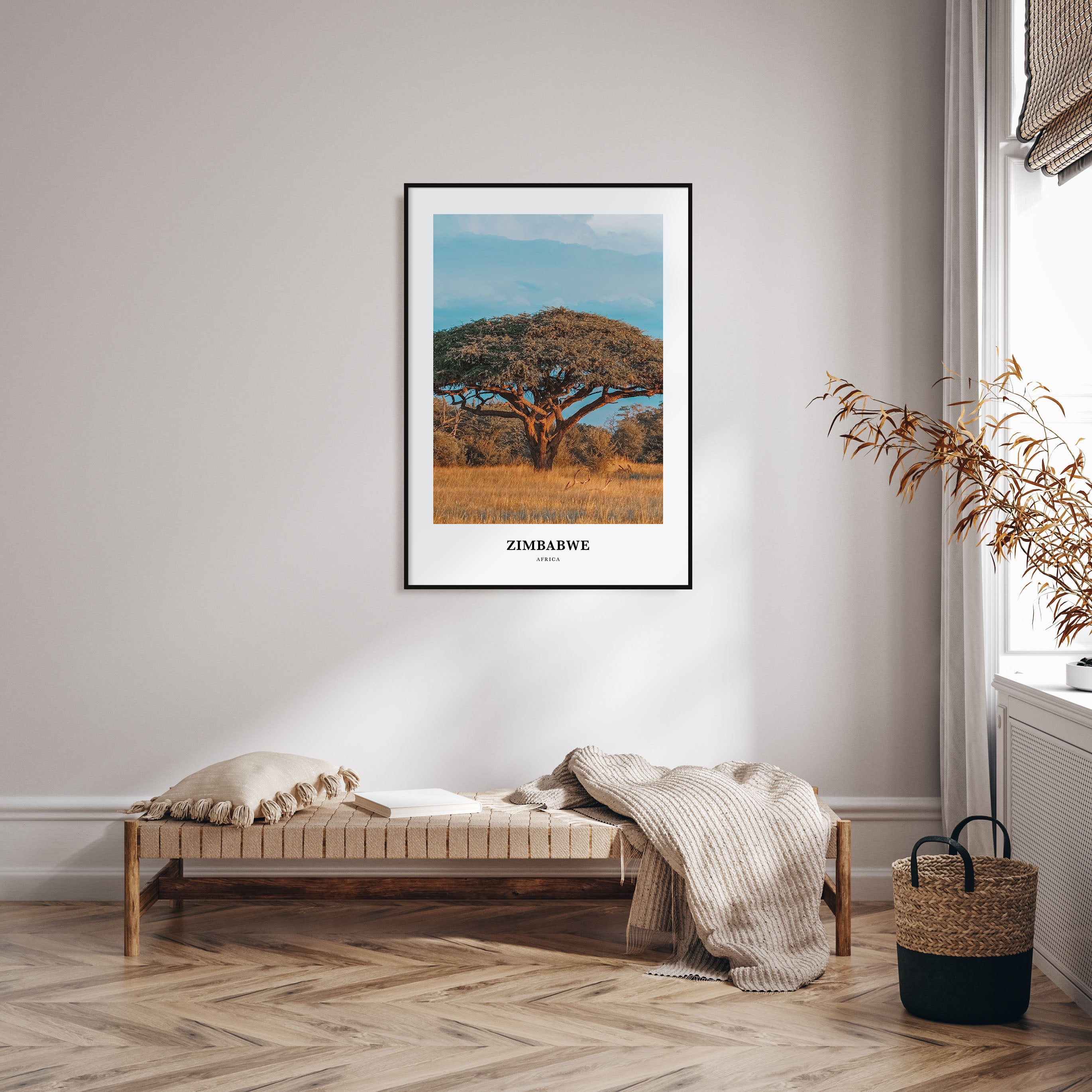Zimbabwe Portrait Color Poster
