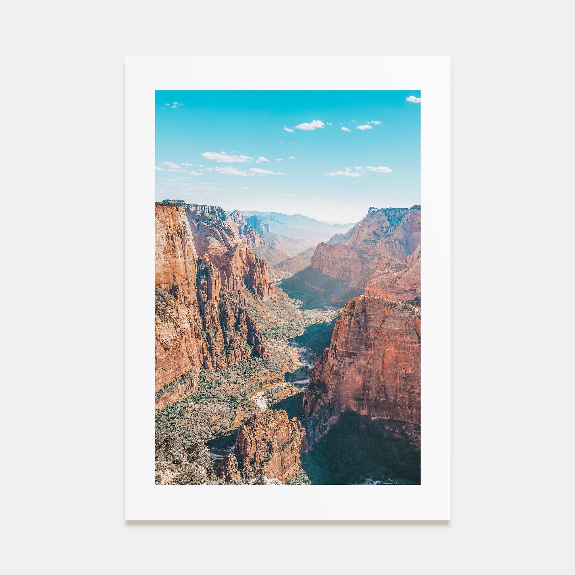 Zion National Park Photo Color Poster